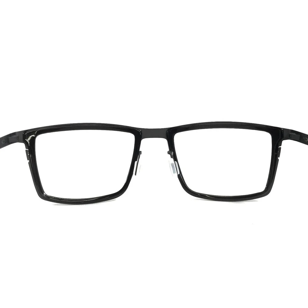 Blackfin Eyeglasses Frames BF805 ROCKLAND COL.655 Black Gray Rectangle 53-20-145